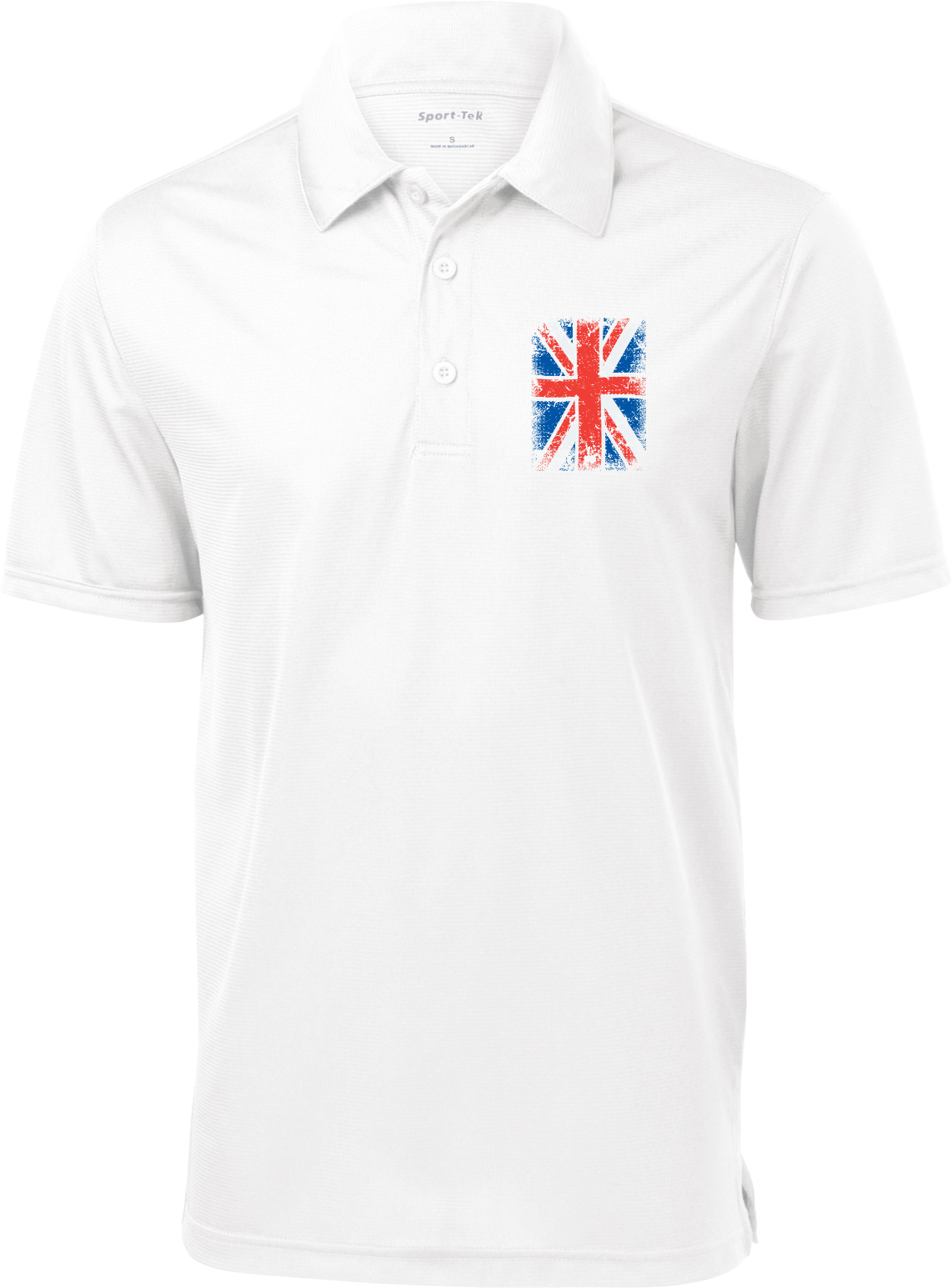 Buy Cool Shirts Union Jack Textured Polo Pocket Print | eBay